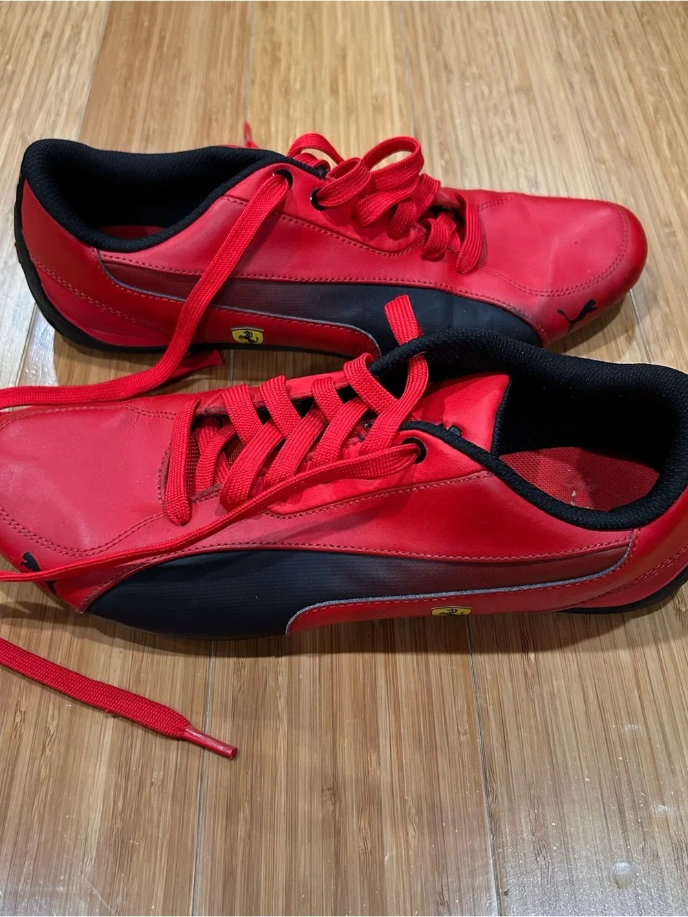 Puma Scuderia Ferrari Drift Cat 7 Red Black Men's Size 9.5 Shoes 305824-02